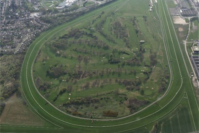 Doncaster Racecourse aerial view