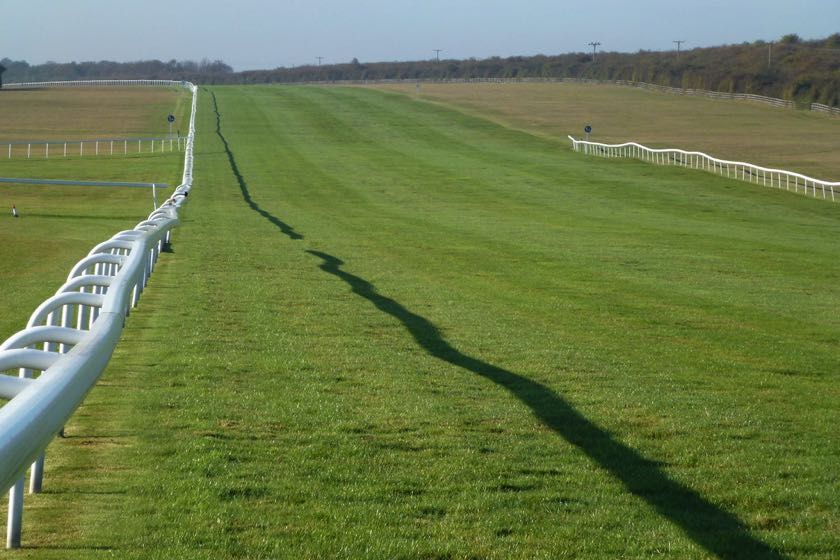 Newmarket Racecourse track